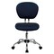 Emma and Oliver Mid-Back Mesh Padded Swivel Task Office Chair with Chrome Base